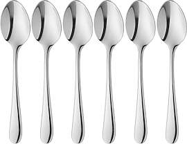 WMF Merit Espressolöffel Set 6-teilig, 10,8 cm,