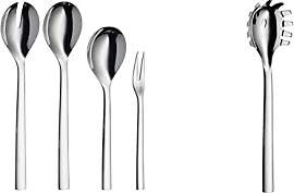 WMF Nuova Servierteile Set 4-teilig, Salatbesteck, 