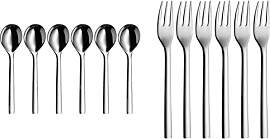WMF Nuova Suppenlöffel Set 6-teilig, 17 cm,