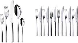WMF Palma Besteck Set 12 Personen, Essbesteck 60