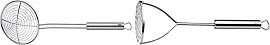 WMF Profi Plus Schaumlöffel Edelstahl 36,5 cm und 