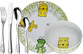 WMF Safari Kinder Geschirrset 6-teilig, Geschirr