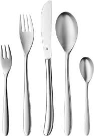 WMF Silk Edelstahl Besteck Set 6 Personen,