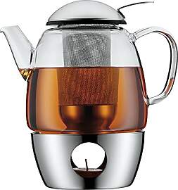 WMF SmarTea Teekanne mit Stövchen Set 3-teilig,