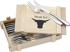 WMF Steakbesteck 12-teilig, Steakbesteck Set für