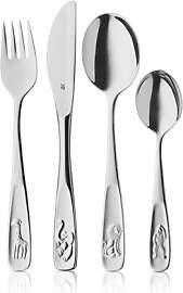 WMF Tiere Kinderbesteck Set Set 4-teilig,