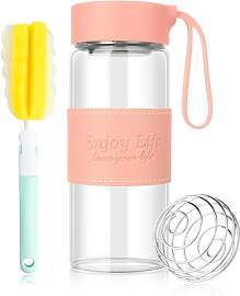 WnlahuWA 1 Stück Shaker Glas 480ml, Protein