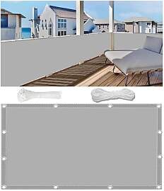 Woace Balkon Blickdicht Sicht Schutz Balkon