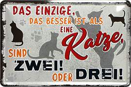 WOGEKA ART Retro Blechschild - besser als eine