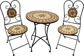 Wohnando 3tlg. Bistroset Balkonmöbel klappbar |