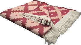 Wohndecke ADAM "Maroccan Shiraz", rot,