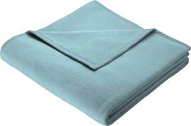 Wohndecke BIEDERLACK "Cotton Home", blau 