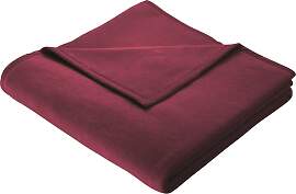 Wohndecke BIEDERLACK "Cotton Home", rot
