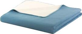 Wohndecke BIEDERLACK "Doubleface", blau