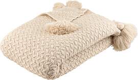 Wohndecke "Gelsa", beige (creme, natur), 