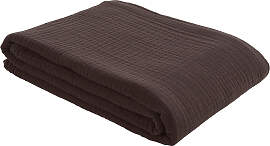 Wohndecke "HEVIN", braun, B:140cm