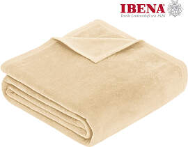 Wohndecke IBENA "Luxus", beige, B:150cm