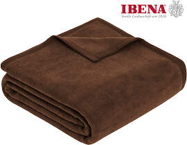 Wohndecke IBENA "Luxus", braun, B:150cm