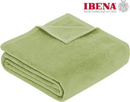 Wohndecke IBENA "Luxus", grün, B:150cm