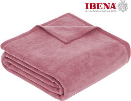 Wohndecke IBENA "Luxus", rosa (altrosa), 
