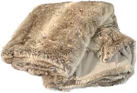 Wohndecke MESANA "Wolf", braun, B:150cm