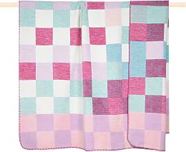 Wohndecke PAD "Chess", multi, pink,