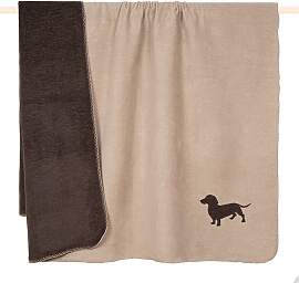 Wohndecke PAD "Cozy up", taupe, cream