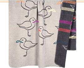 Wohndecke PAD "SEAGULL", grau, B:150cm