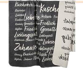 Wohndecke PAD "SNUG", grau, B:150cm