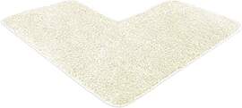 WohnDirect Eck-Badezimmerteppich L-Form 100x100
