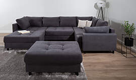 Wohnlandschaft COLLECTION AB "Toni U-Form, B: 