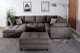 Wohnlandschaft COLLECTION AB "Toni U-Form, B: 