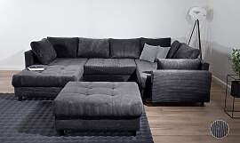 Wohnlandschaft COLLECTION AB "Toni U-Form, B: 