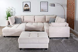 Wohnlandschaft COLLECTION AB "Toni U-Form, B: 