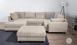 Wohnlandschaft COLLECTION AB "Toni U-Form, B: 