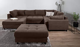 Wohnlandschaft COLLECTION AB "Toni U-Form, B: 