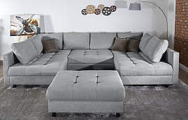 Wohnlandschaft COLLECTION AB "Toni U-Form, B: 