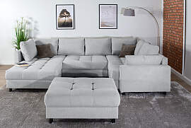 Wohnlandschaft COLLECTION AB "Toni U-Form, B: 
