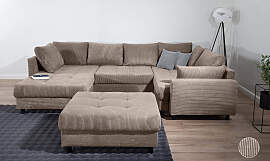 Wohnlandschaft COLLECTION AB "Toni U-Form, B: 