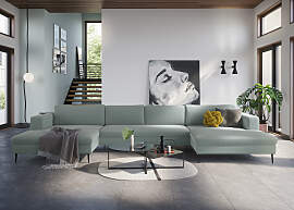 Wohnlandschaft DOMO COLLECTION "Modica U-Form 
