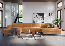 Wohnlandschaft DOMO COLLECTION "Modica U-Form 