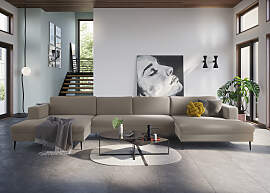 Wohnlandschaft DOMO COLLECTION "Modica U-Form 