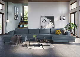 Wohnlandschaft DOMO COLLECTION "Modica U-Form 