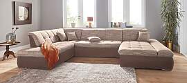 Wohnlandschaft DOMO COLLECTION "MORIC Massiv