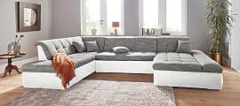 Wohnlandschaft DOMO COLLECTION "MORIC Massiv