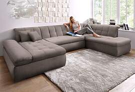 Wohnlandschaft DOMO COLLECTION "MORIC Massiv