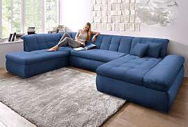 Wohnlandschaft DOMO COLLECTION "MORIC Massiv