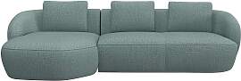 Wohnlandschaft FLEXLUX "Torino, rund, L-Form, 
