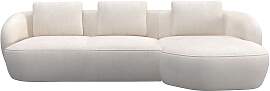 Wohnlandschaft FLEXLUX "Torino, rund, L-Form, 