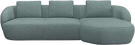 Wohnlandschaft FLEXLUX "Torino, rund, L-Form, 